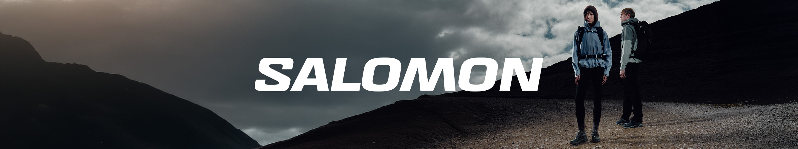 Salomon in een ruig berglandschap